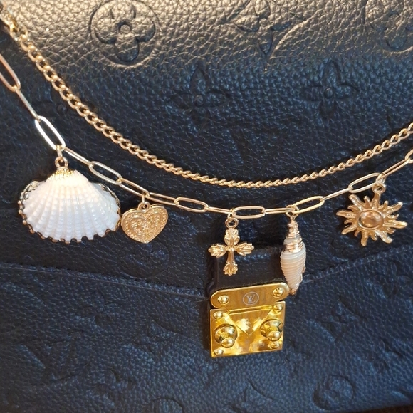 Seashell And Pearl Bag Charms - Picture 3 of 8